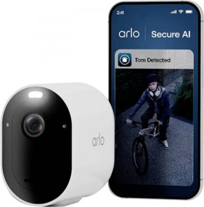 ARLO Cam&eacute;ra de surveillance connect&eacute;e  Pro 6 ext&eacute;rieure Blanc