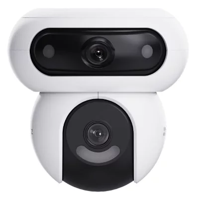 EZVIZ Cam&eacute;ra de surveillance connect&eacute;e  H90 ext&eacute;rieure Blanc