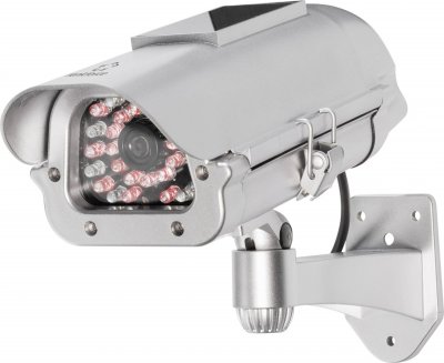 RENKFORCE Cam&eacute;ra factice ext&eacute;rieure avec module solaire & simulation IR