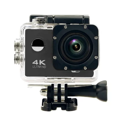 YONIS Cam&eacute;ra Sport 4K Action Etanche 2.0'' LCD 16Mp Grand Angle 170&deg; Kit de Fixation + SD 4Go