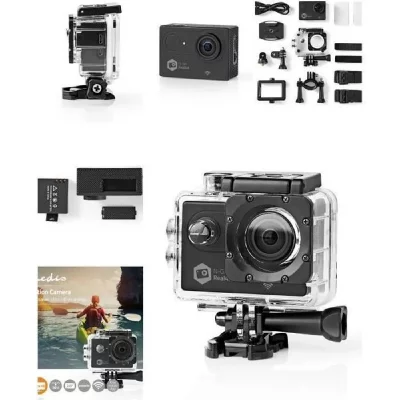 LIVOO Cam&eacute;ra sport 4K Type GOPRO 20 MPixel Support &Eacute;tanche 30.0 m 90 min Wi-Fi pour: Android&acute; / IOS