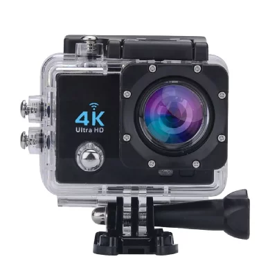 YONIS Cam&eacute;ra Sport 4K Ultra HD 16Mp Etanche Grand Angle 170&deg; Action 2 Pouces HDMI Wifi + SD 4Go