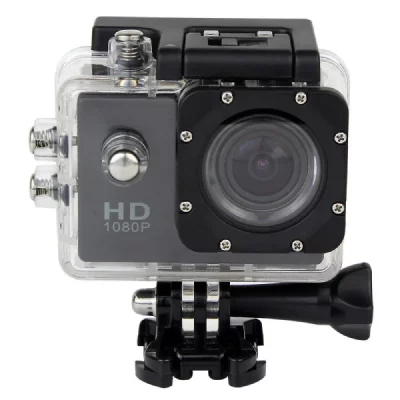 YONIS Cam&eacute;ra Sport Etanche 30M Cam&eacute;ra Action Grand Angle Vid&eacute;o HD 1080P Noir 32 Go -