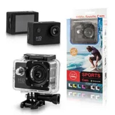 OZZZO Camera sport HD 1080X720 velo mer escalade avec bo&icirc;tier &eacute;tanche jusqu'&agrave; 30 m 32 go class 10