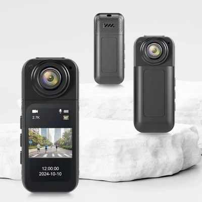 YONIS Camera Sport Hd Portable 2.7k Avec Affichage Ips Et Connexion Wifi Noir 