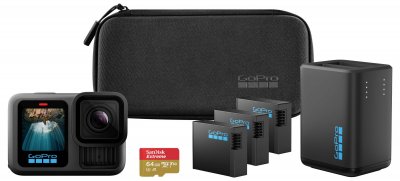 GOPRO Cam&eacute;ra sport HERO13 Black Extended Power Bundle 