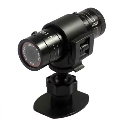YONIS Cam&eacute;ra Sport Microphone Film Full HD 1080P Tube Waterproof 4 Go + Kit Fixation