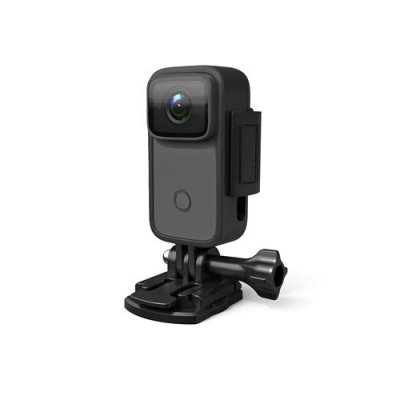  Cam&eacute;ra sport SJCAM C200 4K WIFI mini &Eacute;cran IPS de 1,28 pouces-Noir