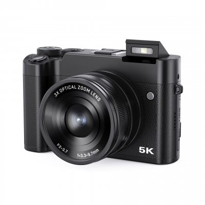 INF Cam&eacute;ra vid&eacute;o num&eacute;rique 16X 5K Vlog YouTube Vlogging 64MP Enregistreur de cam&eacute;ra