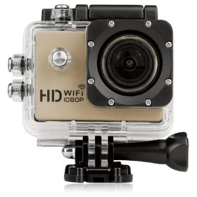 YONIS Cam&eacute;ra wifi sport embarqu&eacute;e plong&eacute;e caisson cam&eacute;scope 12mp full hd 1080p or 4go 