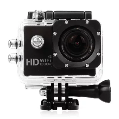 YONIS Cam&eacute;ra Wifi Sport Embarqu&eacute;e Plong&eacute;e Caisson Cam&eacute;scope Full HD 1080P Noir 4 Go -
