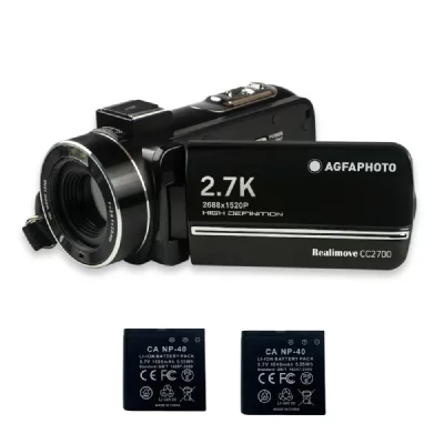 AGFAPHOTO Cam&eacute;scope  CC2700 Noir avec 2 batteries