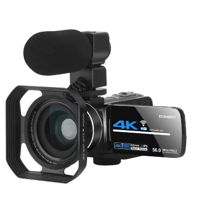 YONIS Cam&eacute;scope num&eacute;rique 4k 18x zoom avec &eacute;cran tactile et microphone  