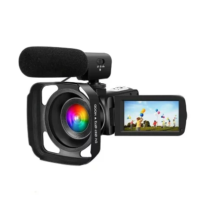 YONIS Cam&eacute;scope Num&eacute;rique 4k &Eacute;cran Tactile 18x Zoom Vision Nocturne Wifi 