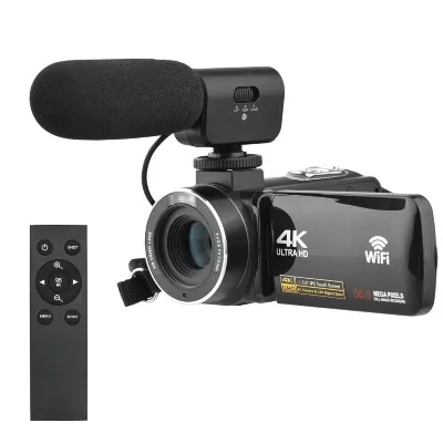 YONIS Cam&eacute;scope Num&eacute;rique 4k &Eacute;cran Tactile Zoom 18x Vision Nocturne Wifi 