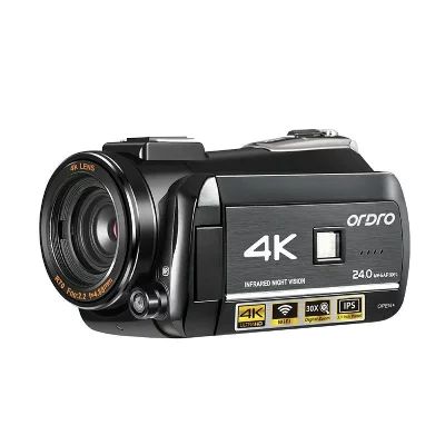 YONIS Cam&eacute;scope Num&eacute;rique 4k Hd &Eacute;cran Ips 3.1 Pouces Vision Nocturne Wifi 30x Zoom 