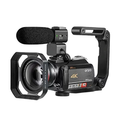 YONIS Cam&eacute;scope Num&eacute;rique 4K HD Vision Nocturne Zoom Optique 12X WiFi Avec Microphone 