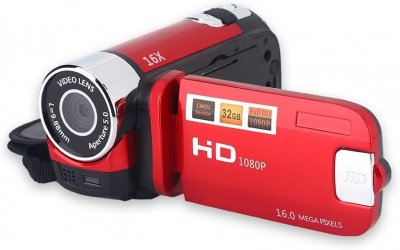 VENDOS85 Cam&eacute;scope num&eacute;rique full hd de 2,7 pouces 1280 x 960 noir + 1 micro sd 16 go