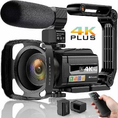 VENDOS85 Cam&eacute;scope vid&eacute;o 4K UHD 48MP WiFi IR Vision Nocturne noir