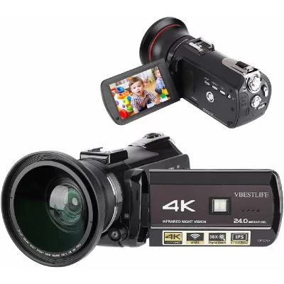 VENDOS85 Cam&eacute;scope vid&eacute;o wifi dv 4k 1080p noir