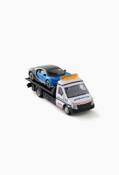 BBURAGO Camion depanneuse avec alfa romeo mito 1:43  jaune