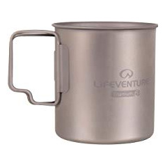 LIFEVENTURE Camping Accessoires cuisine camping  Titanium Mug