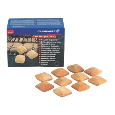 CAMPINGAZ  Ceramic Briquettes 40 Units Beige