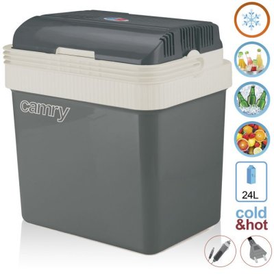 CAMRY  glaci&egrave;re &agrave; brancher sur secteur ou allume-cigare 12 v 230 v 24 l cr 8065