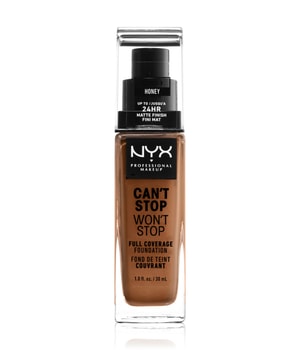 NYX PROFESSIONAL MAKEUP CAN&acute;T Stop WON&acute;T Stop full coverage foundation #honey