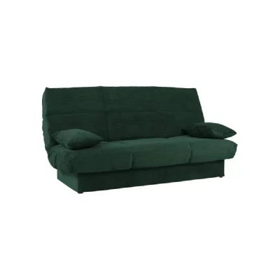 CONFORTEAM Canap&eacute; clic-clac  CLEM 3 places vert 190 x 90 cm