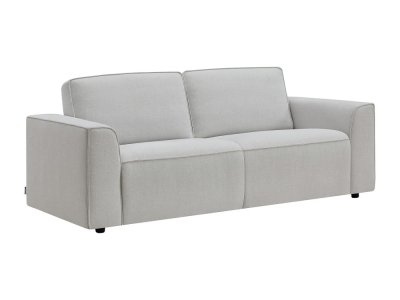 VENTE UNIQUE Canap&eacute; convertible 3 places gris clair