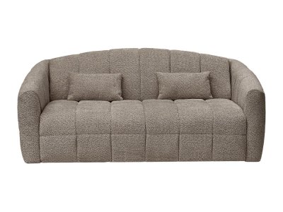VENTE UNIQUE Canap&eacute; convertible 3 places taupe
