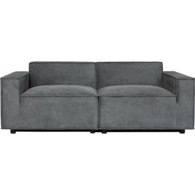 SABAIDECO Canap&eacute; convertible modulaire  IGOR 2/3 places gris anthracite
