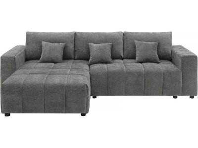 HABITAT & JARDIN Canap&eacute; D'angle R&eacute;versible/convertible En Tissu - ""george"" - 4 Places -