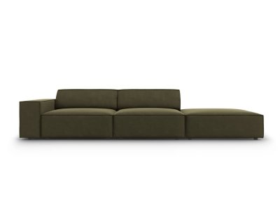MICADONI HOME Canap&eacute; droit ""jodie"", 3 places, vert, velours MIC_3SOR_51_F1_JODIE2