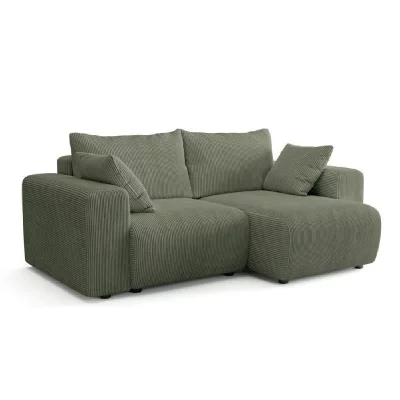 MAD IN ITALY Canap&eacute; fi e d angle r&eacute;versible 4 places BOGOTA Tissu 227 138 86 cm