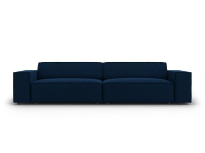 MICADONI HOME Canap&eacute; ""jodie"", 4 places, bleu roi, velours MIC_4S_51_F1_JODIE4