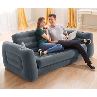 INTEX Canap&eacute;-lit gonflable  66552 Double 2 places 203x224x66
