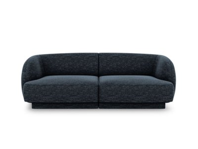 MICADONI HOME Canap&eacute; ""miley"", 2 places, bleu roi, tissu chenille MIC_2S_140_F1_MILEY4