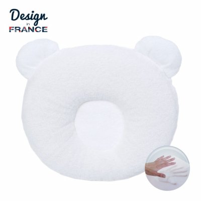 CANDIDE  Cale-t&ecirc;te b&eacute;b&eacute; P'tit Panda blanc 