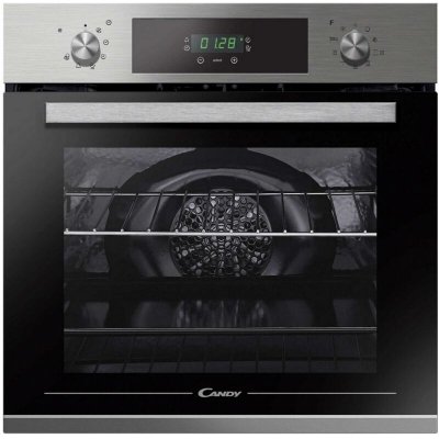 CANDY  - Four int&eacute;grable multifonction 65l 60cm a pyrolyse inox FCMX676