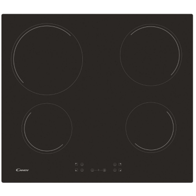 CANDY  - Plaque vitroc&eacute;ramique CH64CCB/4U2 - Noir
