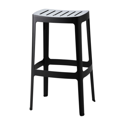 Cane-line Outdoor Tabouret de bar Cut - noir