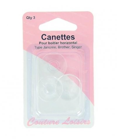 DISTRIFIL Canette en Plastique pour Machine &agrave; Coudre Singer - 120/04-3 pcs