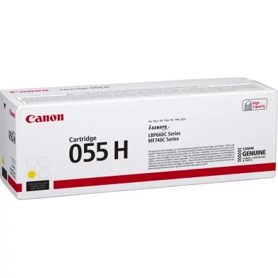 CANON  055H Cartouche de Toner 1 pi&egrave;ce(s) Original Jaune