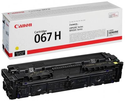 CANON  067H Cartouche de toner 1 pi&egrave;ce(s) Original Jaune