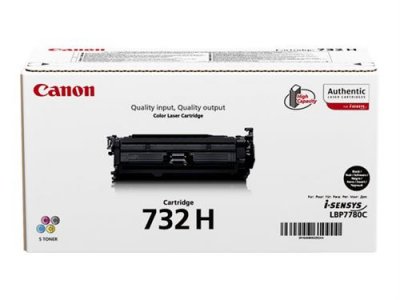 CANON  732 BK H - Haute capacit&eacute; - noir - original - cartouche de toner - pour i-SENSYS LBP7780Cx