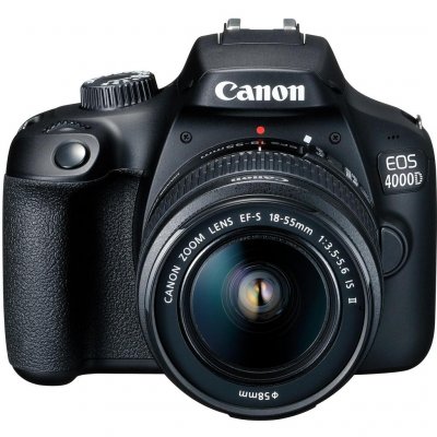 CANON  APN Reflex EOS 4000D + EF-S18-55 mm - Noir