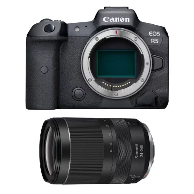 CANON  appareil photo hybride eos r5 + rf 24-240mm f/4-6.3 is usm