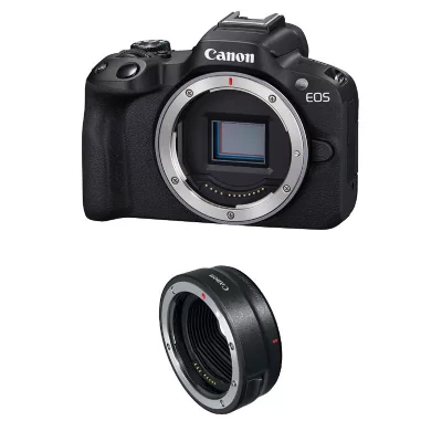 CANON  appareil photo hybride eos r50 + bague ef-eos r